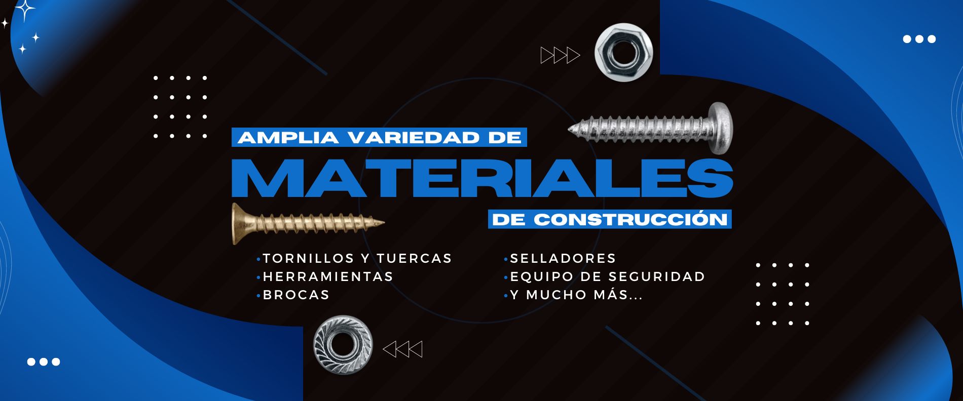 Amplia Variedad de Materiales de Construcción