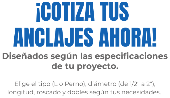 Cotiza tu ancla personalizada