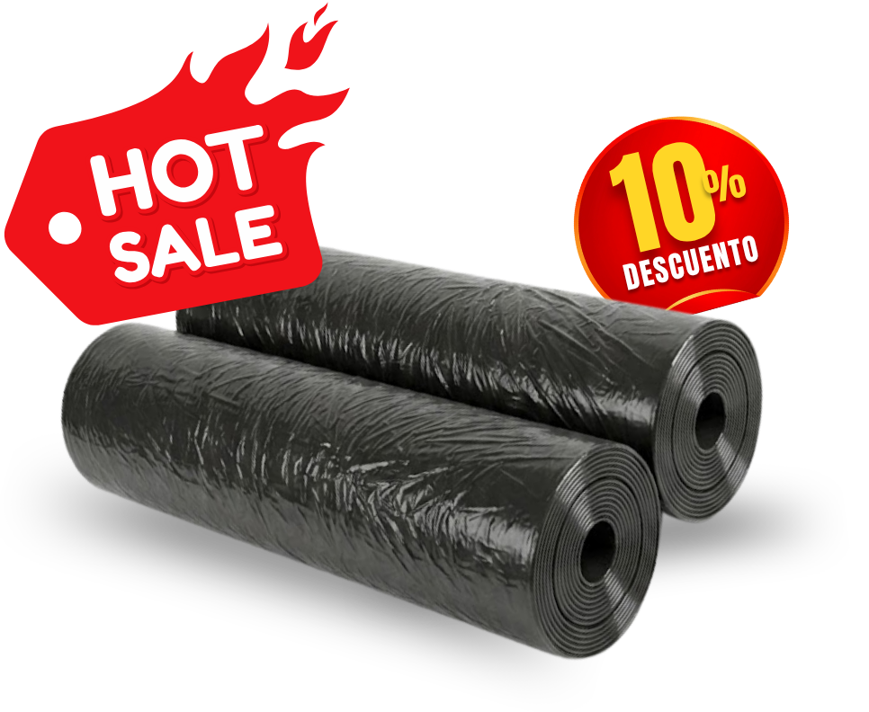 Rollo de hule negro Promo Hotsale