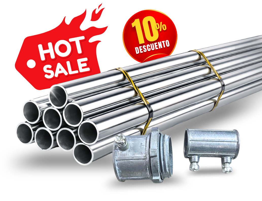 Tubo Steel, Cofles y Conectores Promo Hotsale